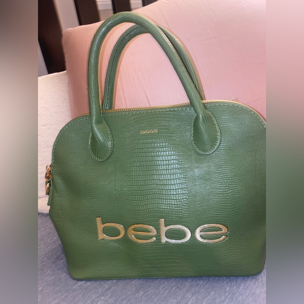 Bebe Green Medium Size Purse